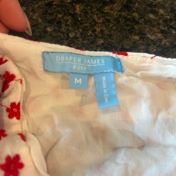 Draper James Red and White Floral dress - Picture 2 of 6